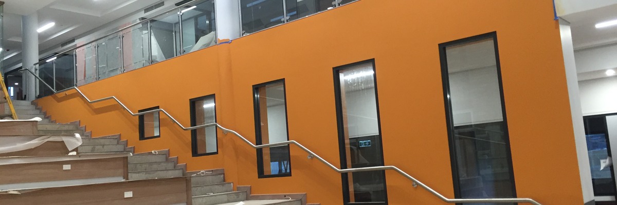 Theatre Steps Stainless Handrail