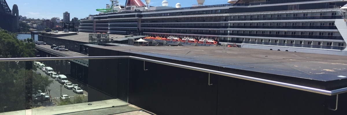 MCA Viewing Deck & Restaurant - Stainless Handrail